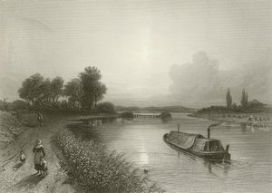 River Trent, nær Wighnor af Henry after Warren