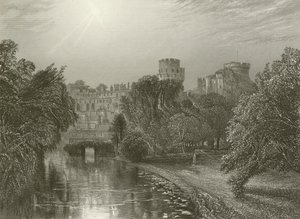Warwick Castle, før ilden