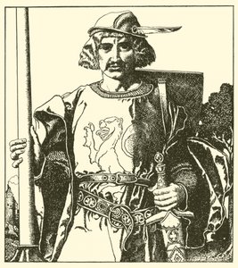 Sir Lionel af Storbritannien af after Howard Pyle