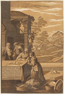 Dyk og Lazarus (venstre panel) af after Jacopo Bassano John Baptist Jackson