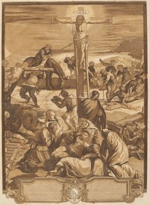 Korsfæstelsen [Center Panel] af after Jacopo Tintoretto John Baptist Jackson