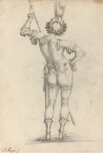 Stående figur [recto] af after Jacques Bellange