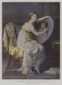 Portræt af Madame Vigee-Lebrun