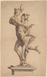 Merkur bortfører psyke af after Jan Muller Michael Philip I