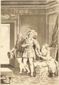 Mona Lisa: Afgangen af after Jean Jacques François Le Barbier I