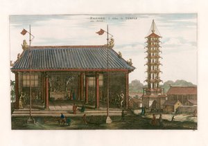 Interiør af en pagode