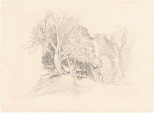Landskab med træer af after John Sell Cotman British 19th Century