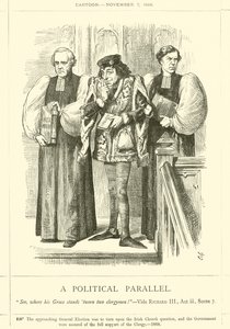 En politisk parallel af after John Tenniel