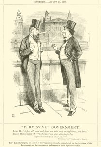Tilladende regering af after John Tenniel