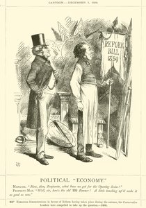Politisk økonomi af after John Tenniel