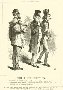 Det første spørgsmål af after John Tenniel