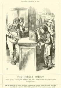 Den ærlige Potboy af after John Tenniel