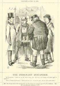 Den indignerede Tilskuer af after John Tenniel
