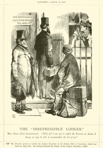 Den ukuelige logerende af after John Tenniel
