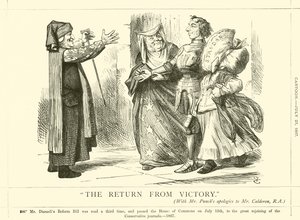 Tilbagekomsten fra sejren af after John Tenniel