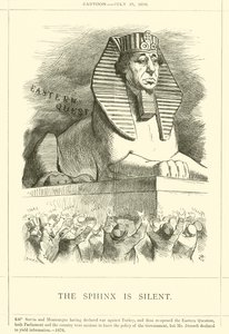 Sfinxen er tavs af after John Tenniel