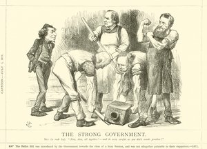 Den stærke regering af after John Tenniel