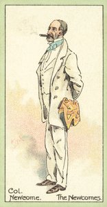 Oberst Newcome, The Newcomes (chromolitho) af after Joseph Clayton Clarke