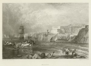 Malta af after Joseph Mallord William Turner