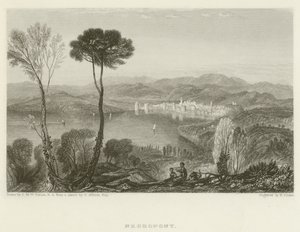 Negropont af after Joseph Mallord William Turner