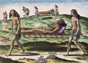 Hermafroditter, der transporterer de sårede, fra 