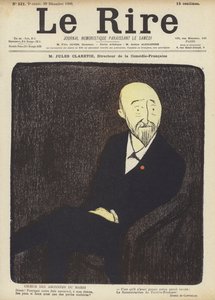 Jules Claretie, direktør for La Comedie-Francaise, Illustration for Le Rire