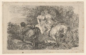 Cloelias flugt af after Livio Mehus Jean Honoré Fragonard