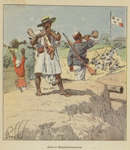 Alarm i Manjakandrianomba af after Louis Charles Bombled