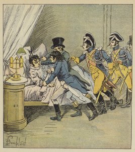 Arrestation af Pichegru af after Louis Charles Bombled