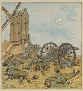 Tysk batteri demonteret af zephyrerne af after Louis Charles Bombled