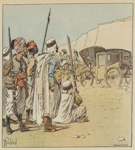 Denne bil overraskede araberne meget af after Louis Charles Bombled