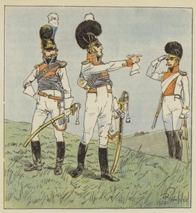 Oberst af ryttere, bayersk officer, oberst af dragoner af after Louis Charles Bombled