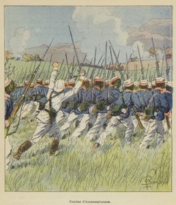 Bekæmpelse dAntanamitarana af after Louis Charles Bombled