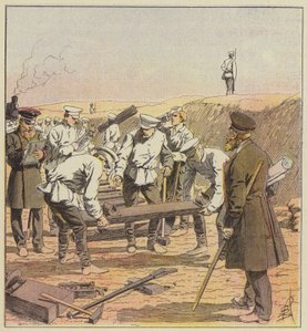Konstruktion af det transsibiriske af after Louis Charles Bombled