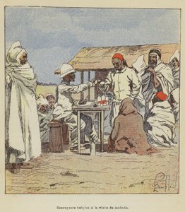 Kabyle-transportører til lægebesøg af after Louis Charles Bombled