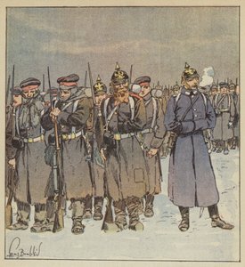 Nægtelse af visse preussiske tropper af after Louis Charles Bombled