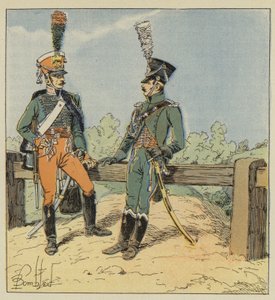 Garde imperiale, Garde dhonneur, 1813-1814, Gendarme dordonnance, 1806-1807 af after Louis Charles Bombled