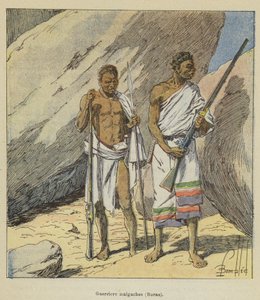 Malagasy krigere, Baras af after Louis Charles Bombled