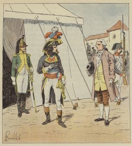 Det er for sent, sagde den øverste general og trak uret frem af after Louis Charles Bombled