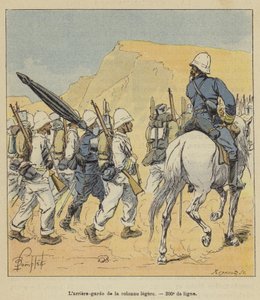 Bagvagten af ​​lyssøjlen, 200. i rækken af after Louis Charles Bombled