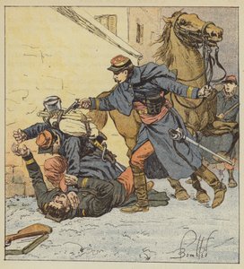 Oberst Choppin-Merey dræbte en soldat, der var disciplineløs af after Louis Charles Bombled