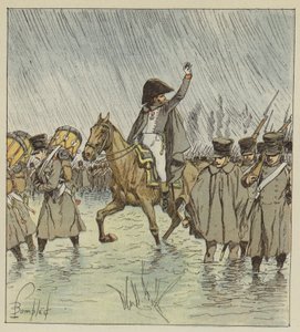 Overløbet overraskede tropperne i fuld operation af after Louis Charles Bombled