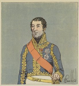 Marskal Mortier af after Louis Charles Bombled