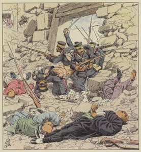 Japanere kommer ind i Beijing af after Louis Charles Bombled