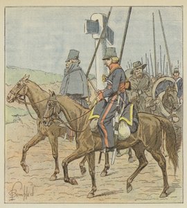De almindelige Don Kosakker af after Louis Charles Bombled