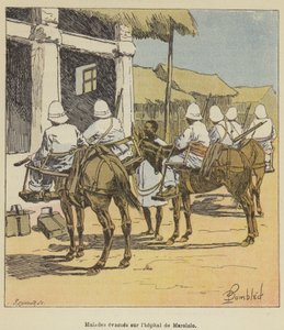 Patienter evakueret til hospitalet i Marololo af after Louis Charles Bombled