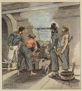 Sømænd 1805-1815 af after Louis Charles Bombled