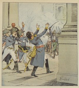 Duphots død af after Louis Charles Bombled