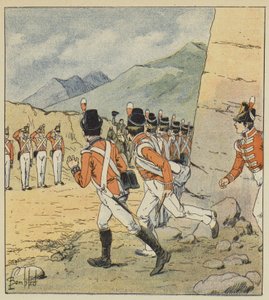 Hvilken europæisk soldat, sagde kejseren, er ikke rørt ved min tilgang! af after Louis Charles Bombled