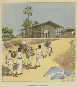 Sanatorium i Nossi-Cumba af after Louis Charles Bombled
